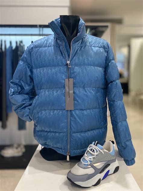 blue dior jacket men's.